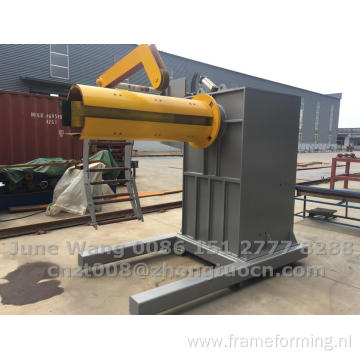 10Tons pneumatic auto coil decoiler